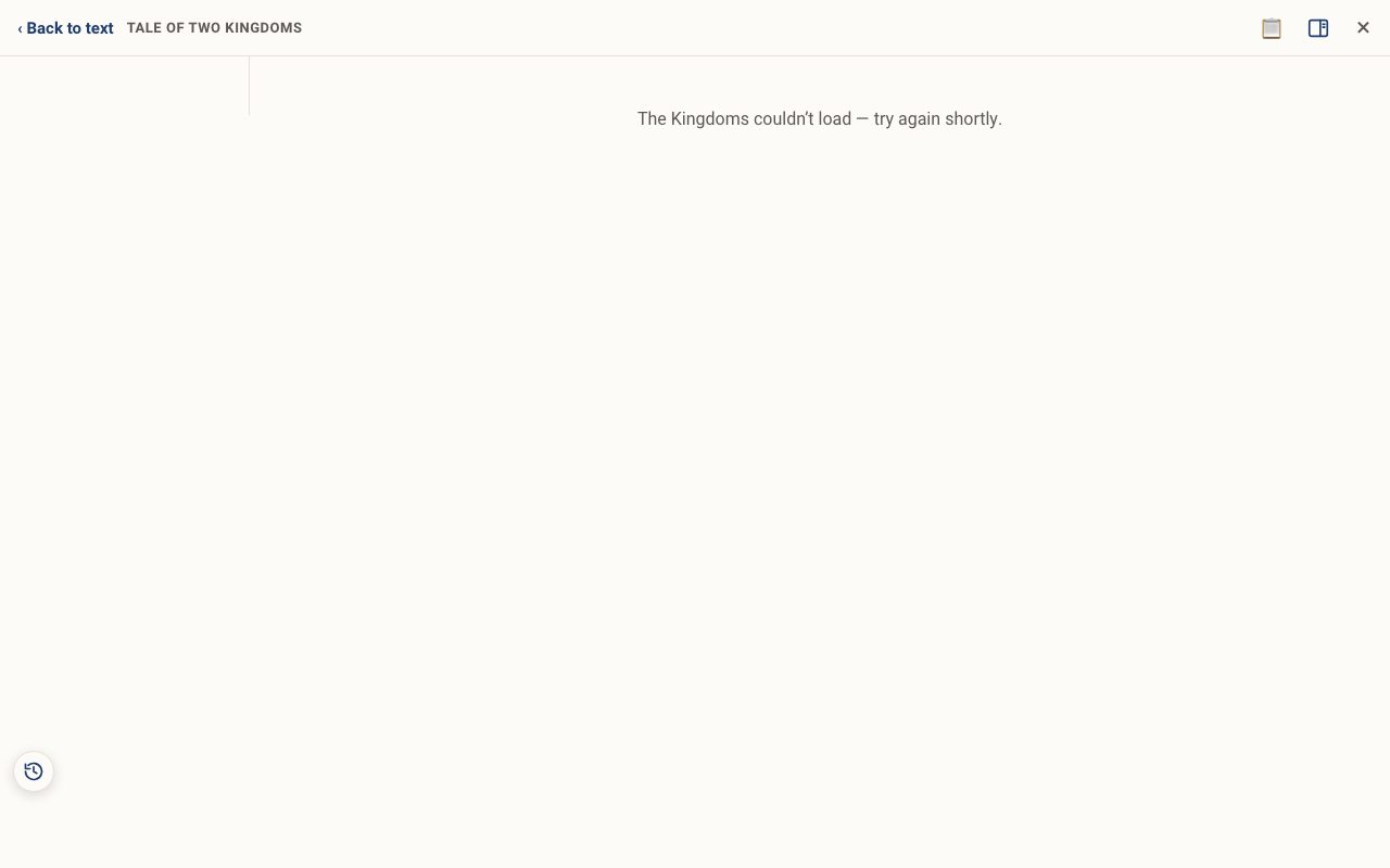 The Tale of Two Kingdoms Pro introduction