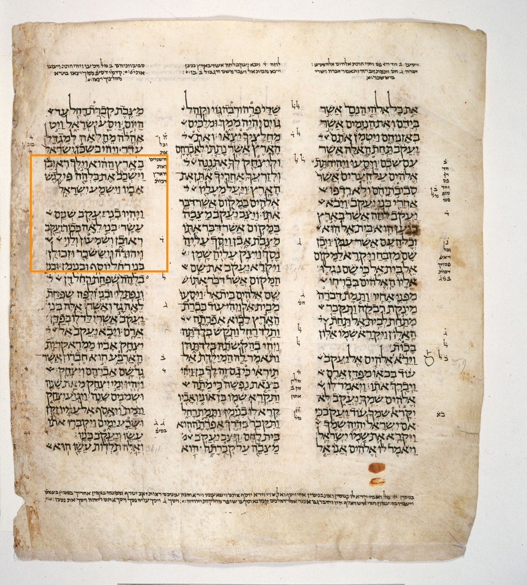The Averted Eyes of the Reuben Verse — Genesis 35:22 in the Leningrad Codex