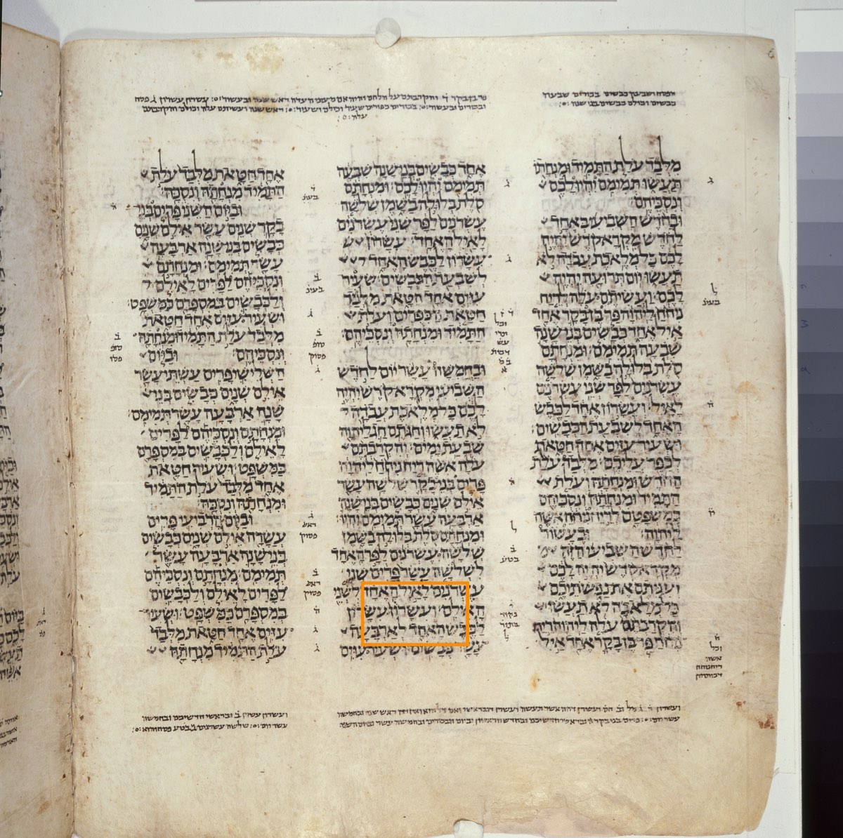 The Dotted Tenth-Measure — Numbers 29:15 in the Leningrad Codex