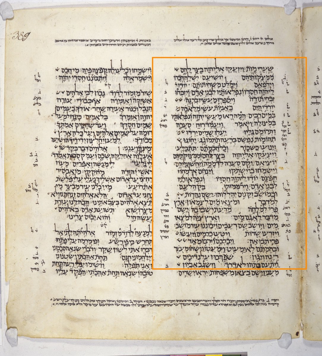 Seven Marks in the Storm Psalm — Psalm 107:21–26, 40 in the Leningrad Codex